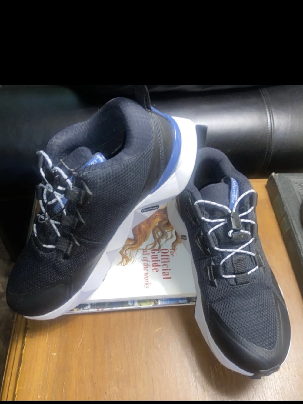 COLUMBIA Facet 30° Outdry Trail Running Shoes-Black/Blue-US5/EU37-NWOB